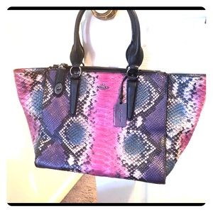 Coach Python handbag